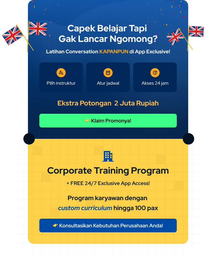 English Talk Promo